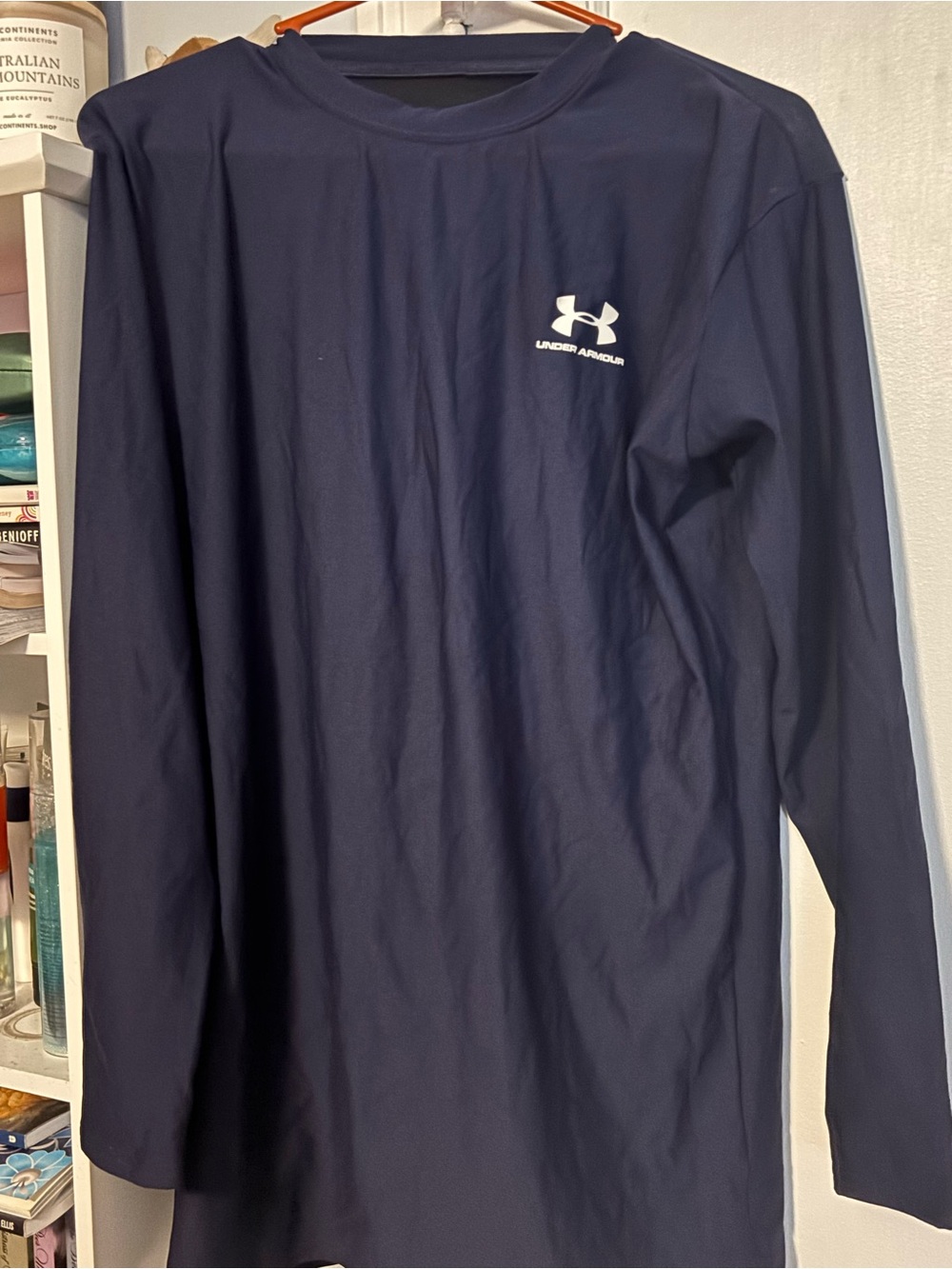 Under Armour Men’s Long Sleeve Performance Shirt - Navy XXL